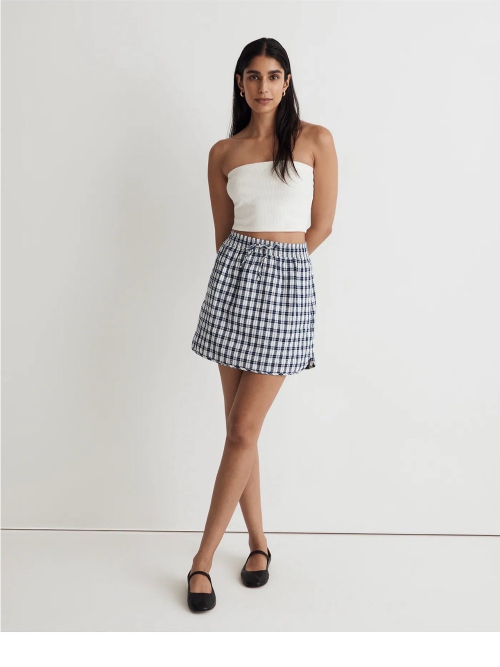Madewell Curved-ahem Mini Skirt